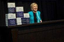 Hillary Clinton Signs Copies Of Her New Book 