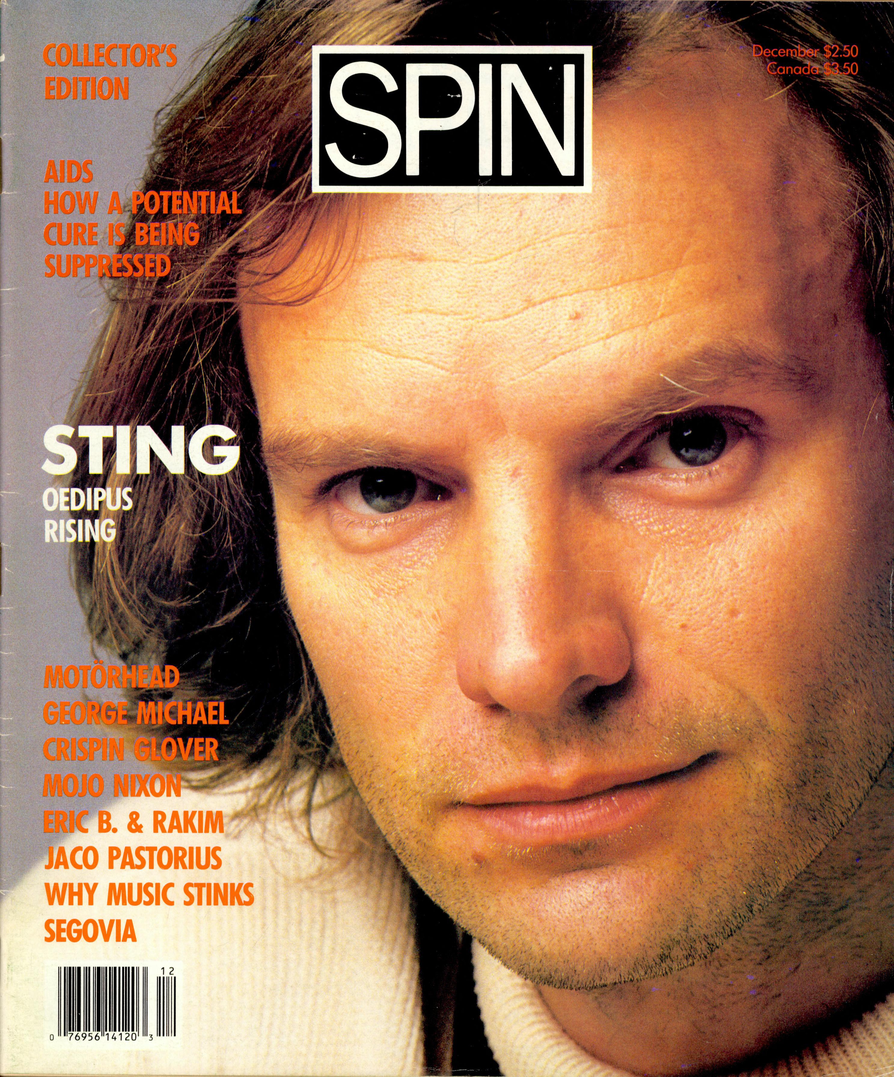 Sting S November 1987 Nothing Like The Sun Cover Storyspin