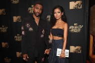 Big Sean Likes to Kiss the Very Detailed Tattoo of His Face on Jhené Aiko’s Arm
