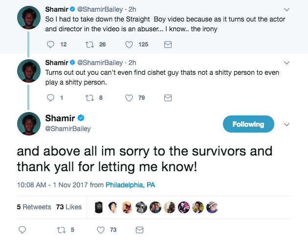 Shamir Pulls Down 