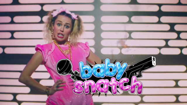 Miley Cyrus Porn Parody Pov - Watch SNL's â€œThe Baby Stepâ€ Rap Video With Miley Cyrus & Larry David - SPIN