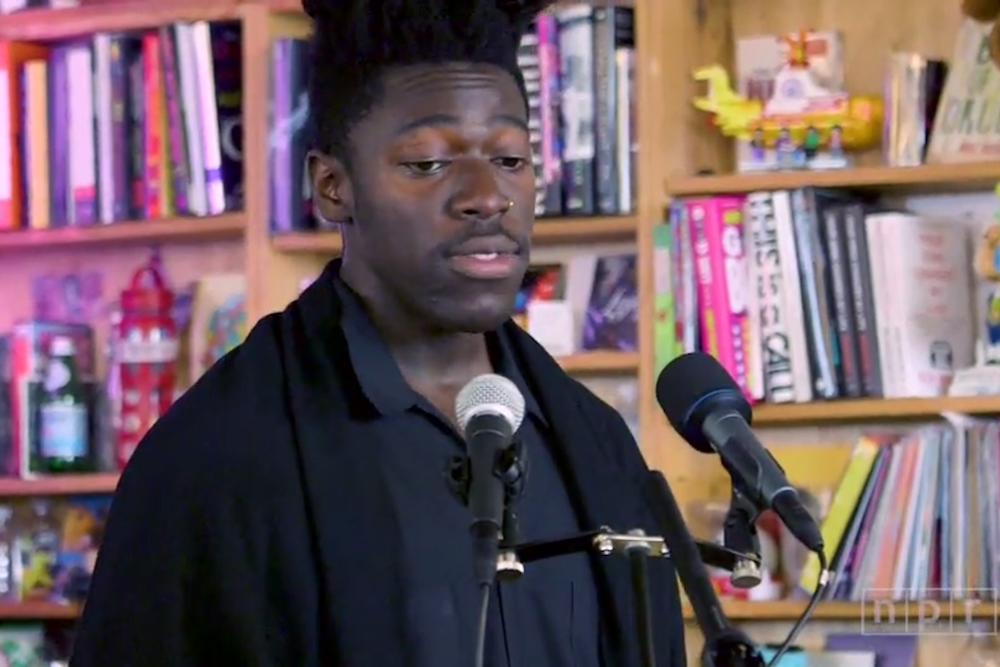 Moses Sumney: Tiny Desk Concert : NPR