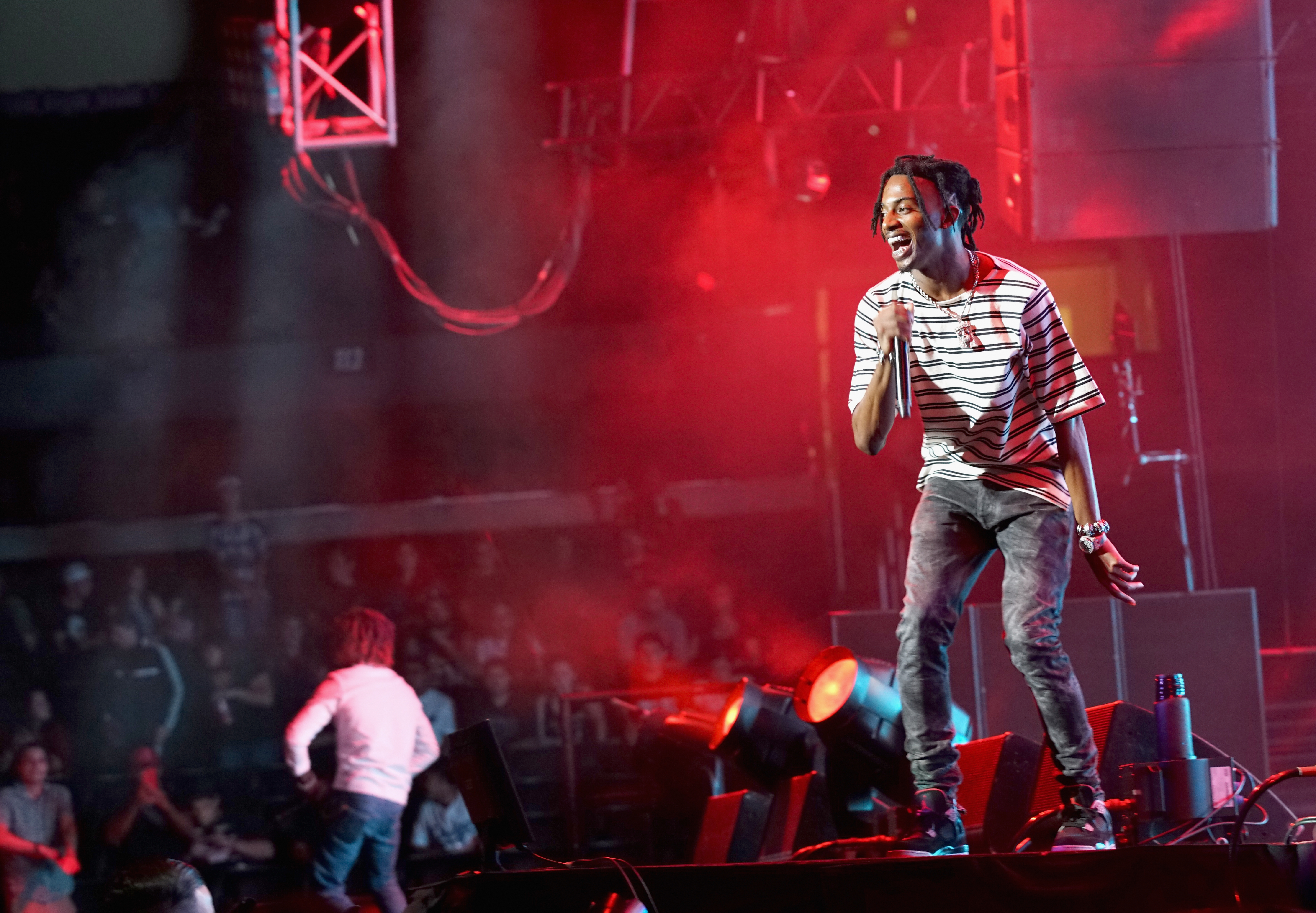 Playboi Carti performs at 2017 Billboard HOT 100 Music Festival at News  Photo - Getty Images