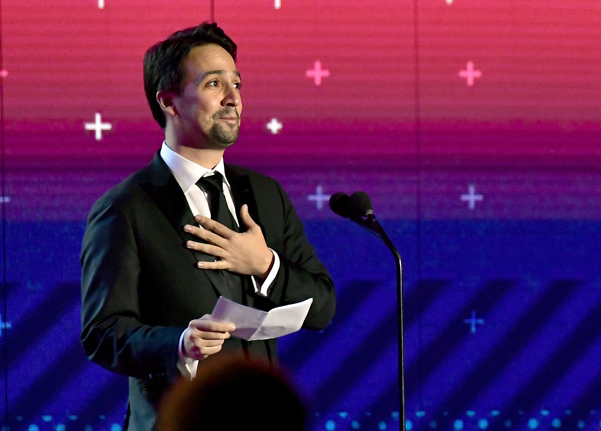 Watch Lin-Manuel Miranda Cover Pearl Jam's 'Elderly Woman Behind the Counter in a Small Town'