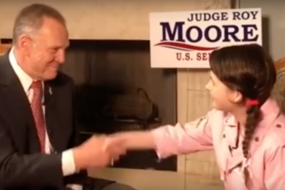 Roy Moore interviewed by 12-year-old Millie Marsh