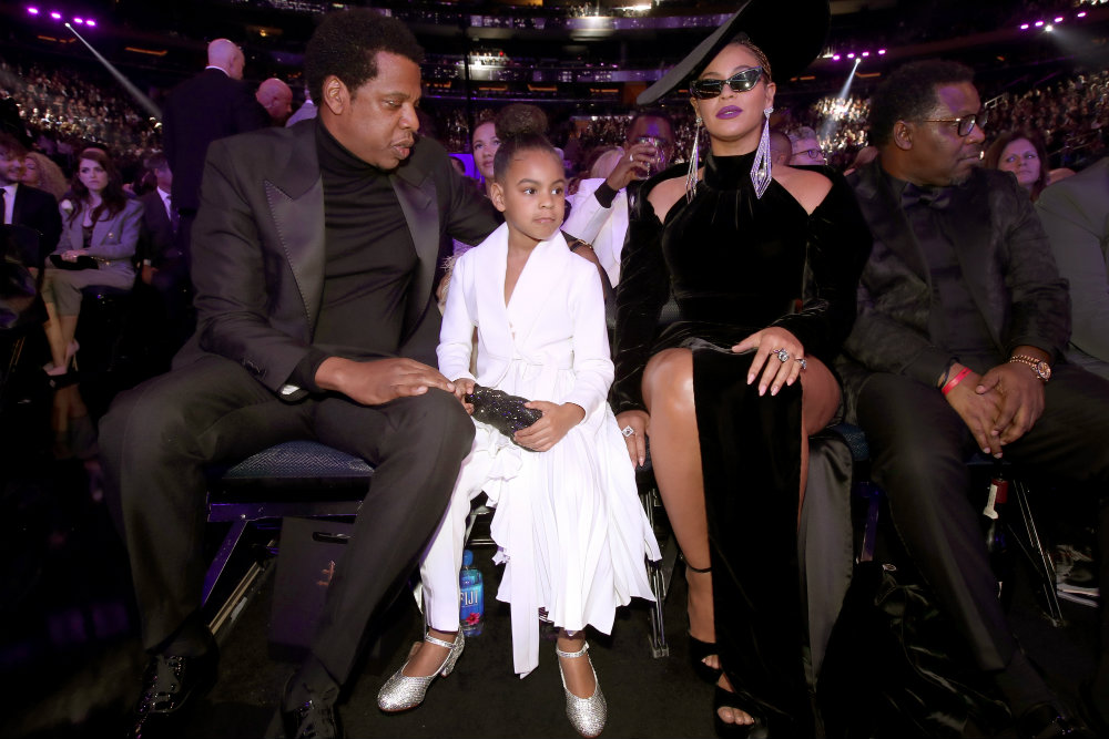Blue Ivy tells Beyonce and Jay-Z to calm down at The Grammys