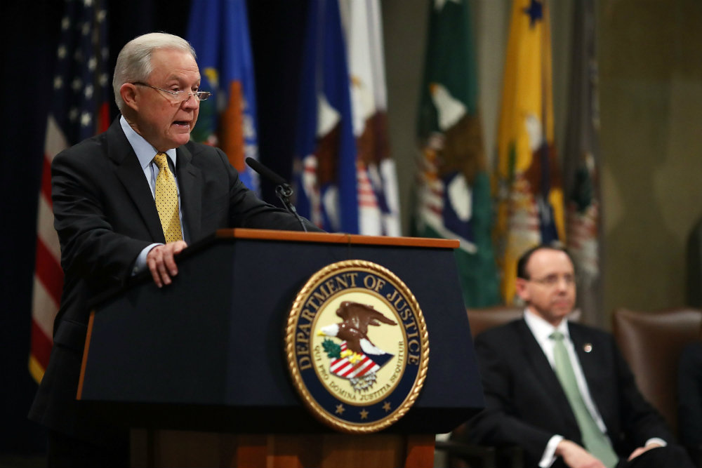 Jeff Sessions Calls Law Enforcement a Part of Anglo-American Heritage