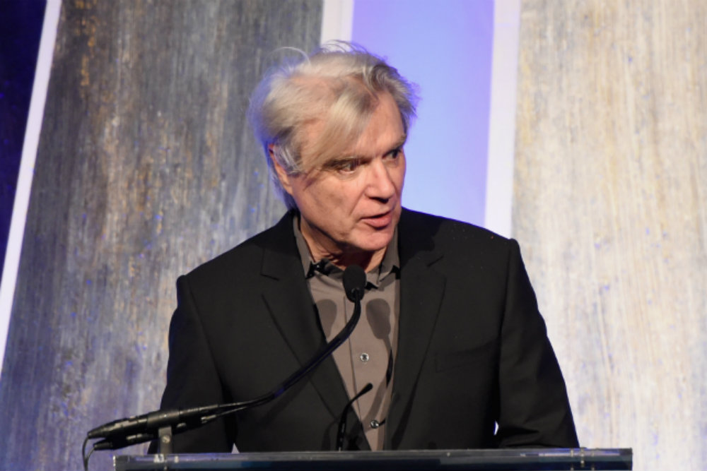 David Byrne apologizes for not hiring women on American Utopia