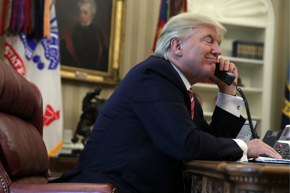 Donald Trump Calls Fox & Friends Host During Meeting with VA Secretary Sulking