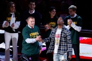 Watch Travis Scott Honor Survivors of Texas School Shooting at Houston Rockets Game