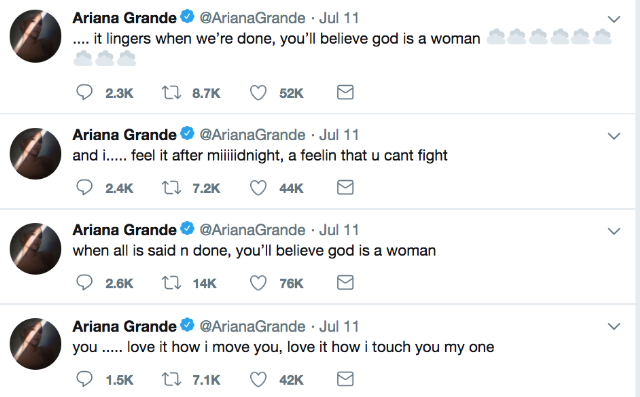 What We Know About Ariana Grandes Sweetener Spin