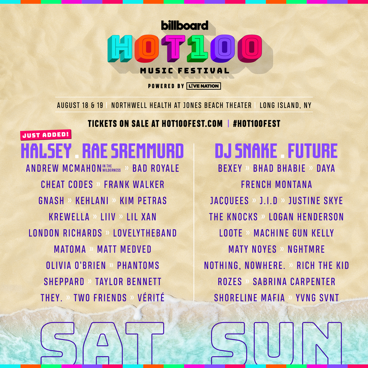 Halsey Announced as Billboard Hot 100 Music Festival Headliner