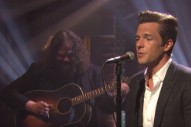 Watch The Killer’s Brandon Flowers Perform an Acoustic Version of “When You Were Young” on <i>Seth Meyers</i>