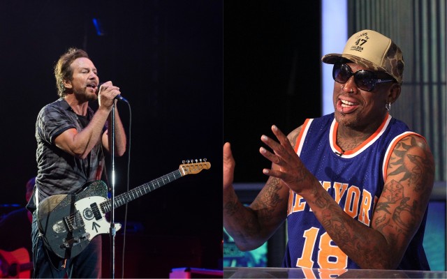 Dennis Rodman Joins Pearl Jam Onstage In Chicago Watch Spin - 