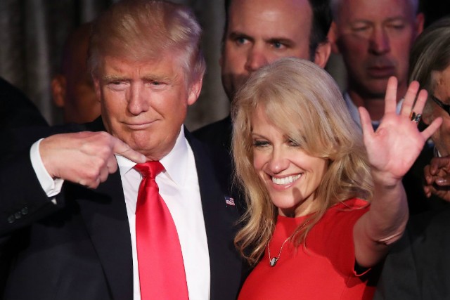 Kellyanne Conway Tried To Blast Husband’s Trump Tweets - Anonymously