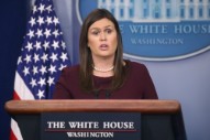 Sarah Huckabee Sanders Doesn’t Deny Existence of Trump N-Word Tape
