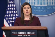 Sarah Huckabee Sanders Can't Guarantee There's No Trump N-Word Tape