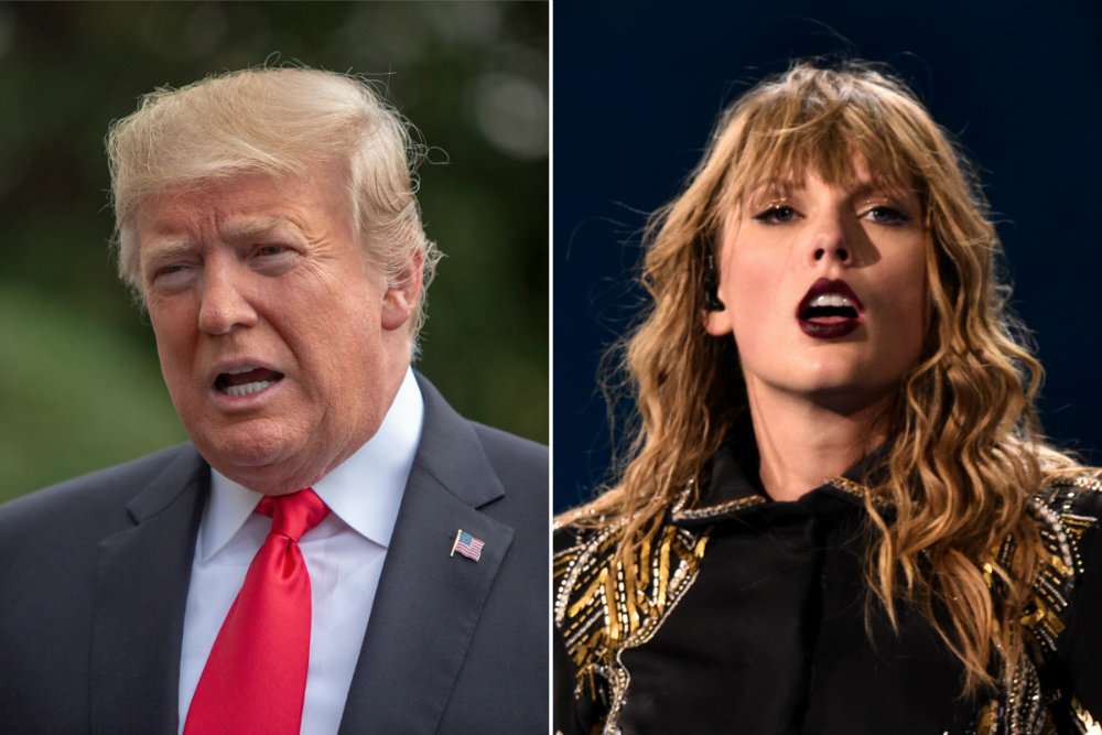 Trump Likes Taylor Swift's Music 25 Percent Less