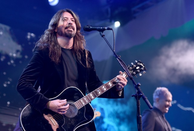 dave grohl wildfires california bbq