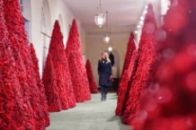 Melania Trump Unveils Creepy 2018 White House Christmas Decorations
