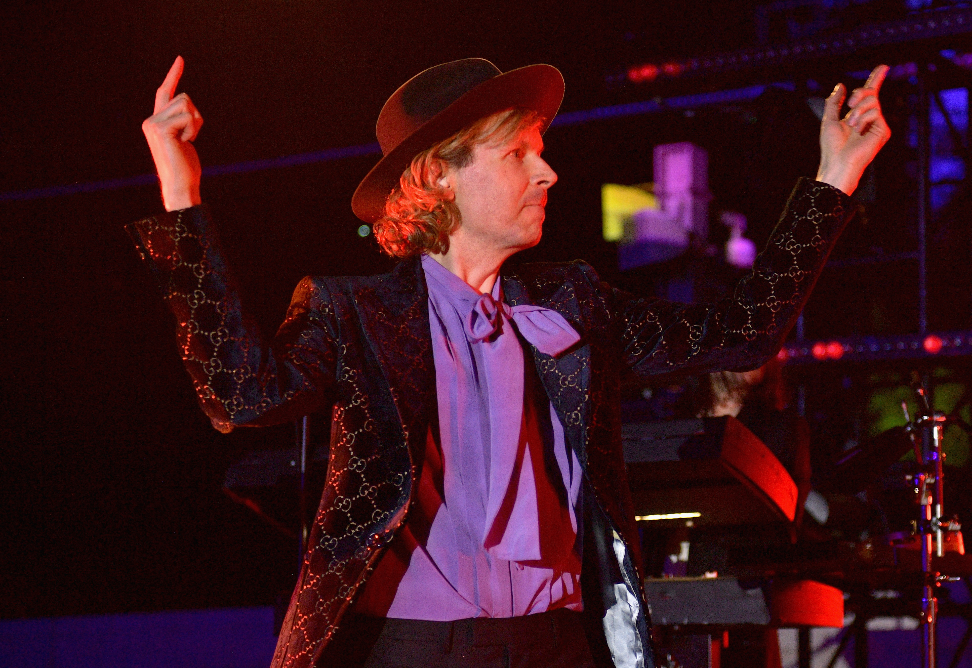 beck father john misty este haim "where it's at" wildfires benefit