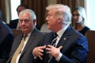 Donald Trump and Rex Tillerson Each Swear the Other Is the Dumbass