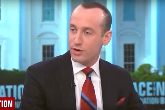 Stephen Miller's Hair Is Back to Normal Today