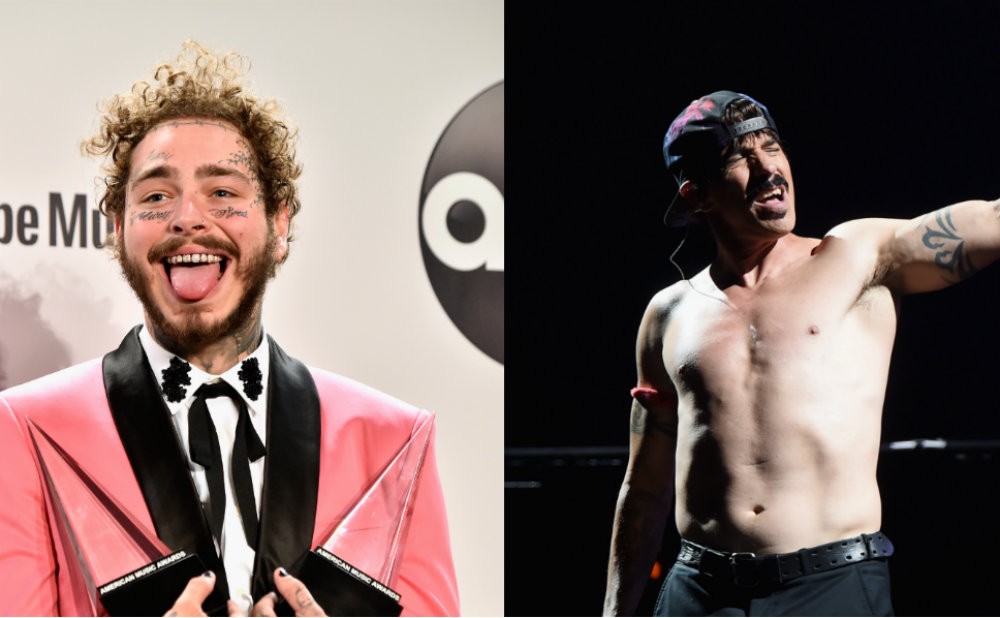 Post Malone and Red Hot Chili Peppers to Perform Together at 2019 Grammys