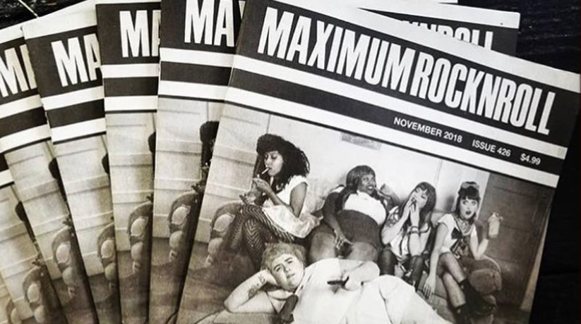 <i>Maximum Rocknroll</i> Ends Print Publication