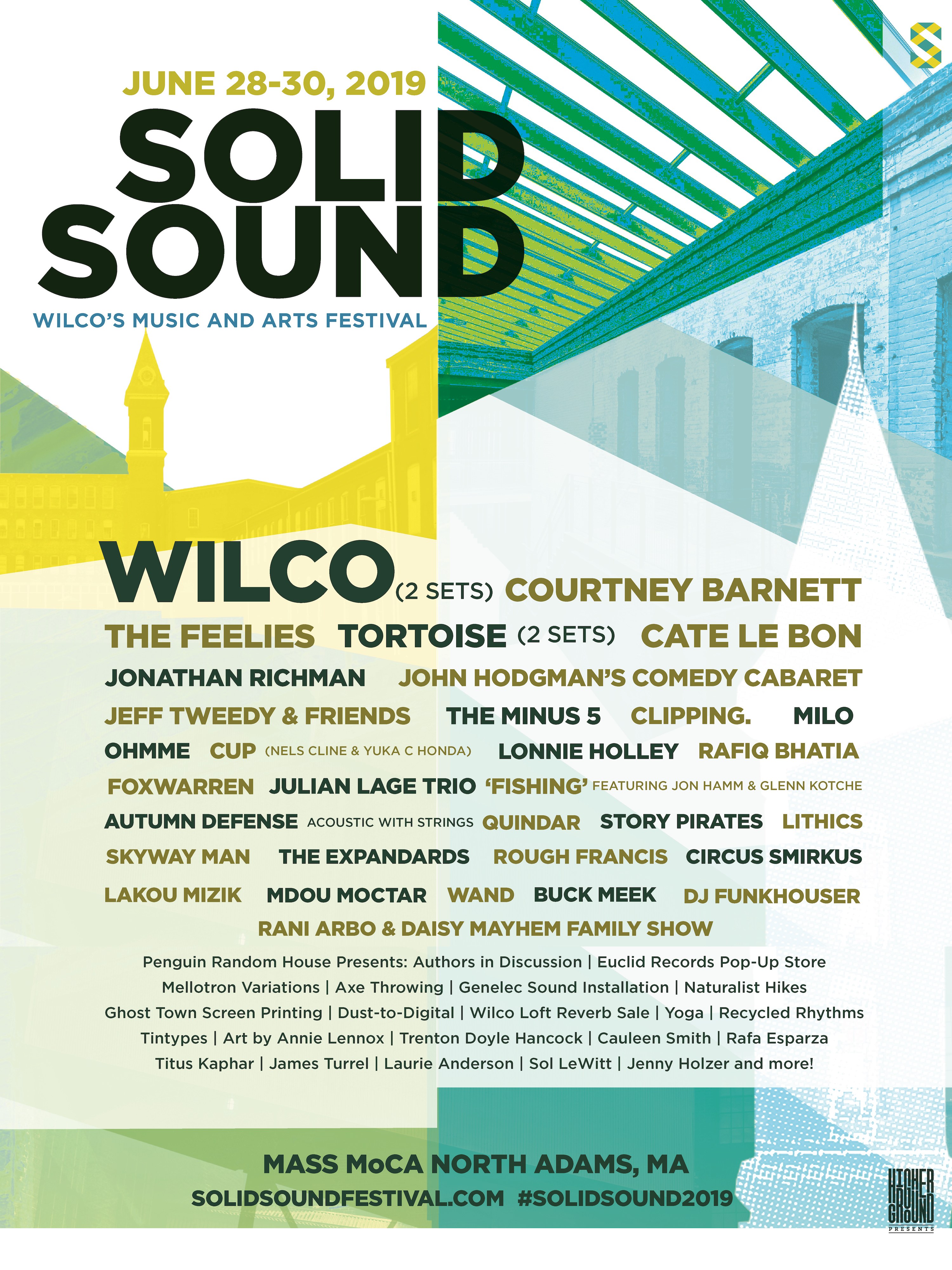 Solid Sound Festival 2019 Lineup: Wilco, Courtney Barnett, Tortoise, More