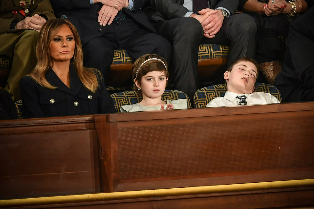 Joshua Trump Fell Asleep During SOTU