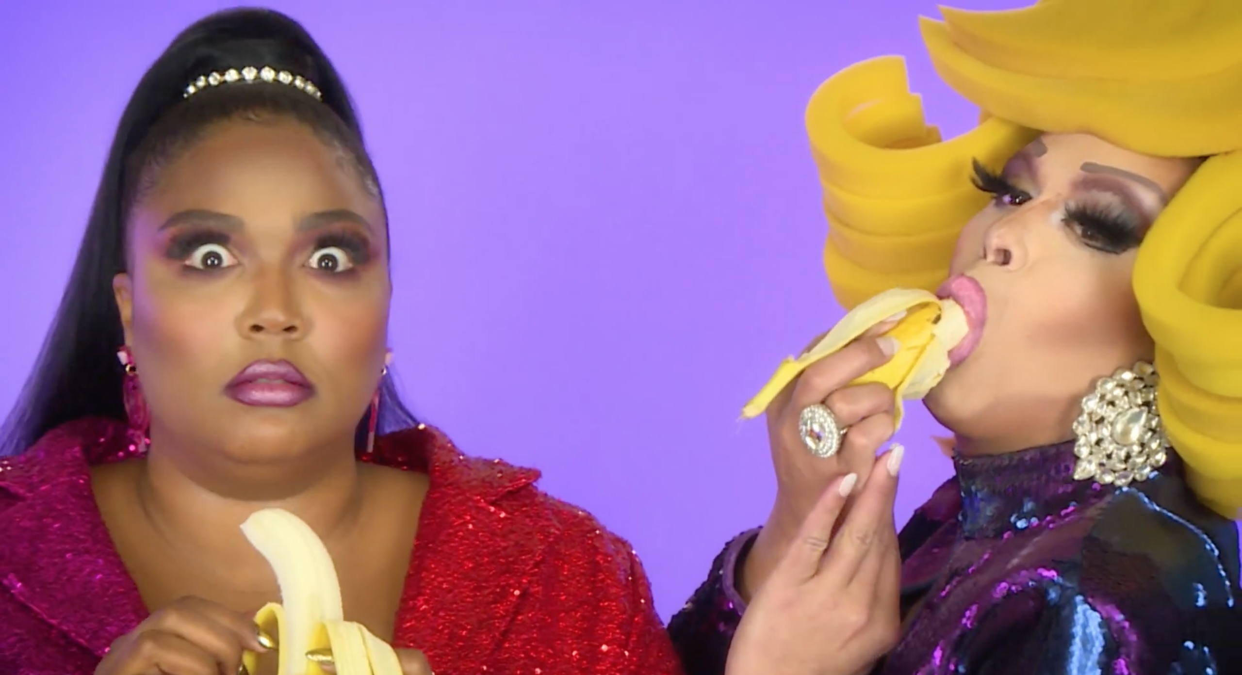 'RuPauls Drag Race' Queens Eat a Bunch of Fruit in Lizzo’s New "Juice