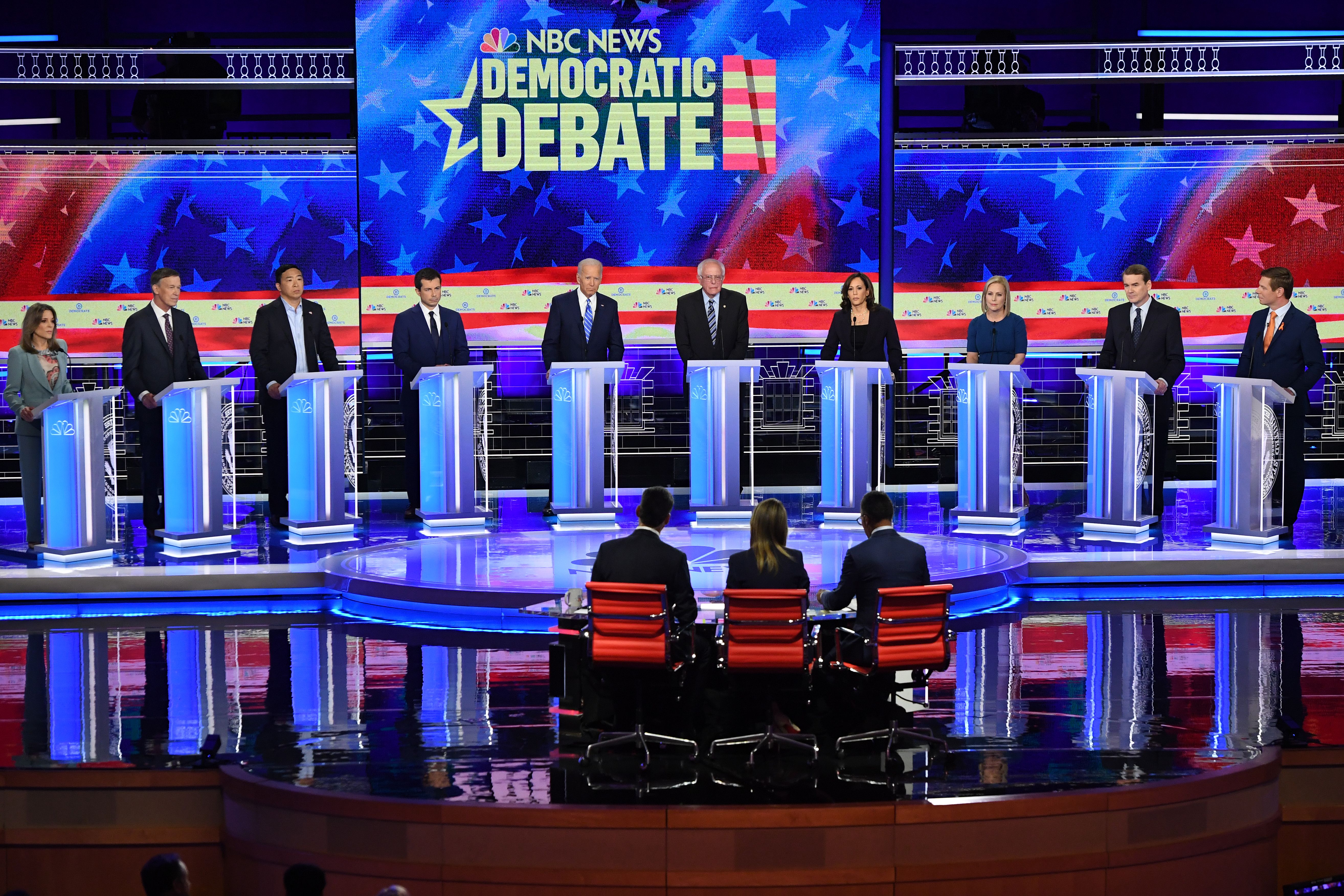 Democratic debate night 2, candidates