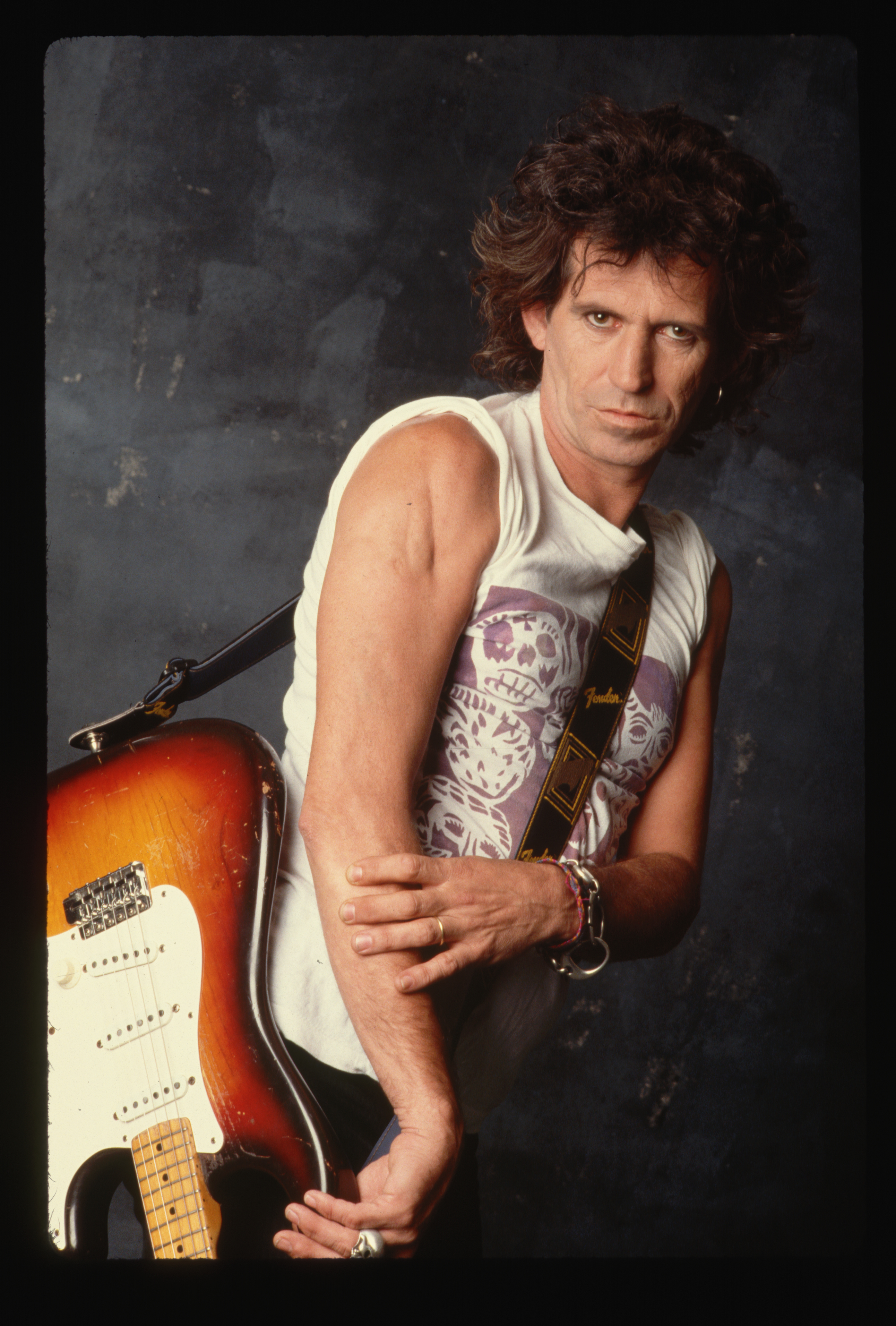 Keith Richards: Our 1985 Cover Story, <i></p>
<p><b>What changes have you seen the Stones go through personally?</b></p>
<p>I’ve seen ’em go through just about every damn thing. For ten years, or at least for five years, undoubtedly, I was the weak link in the chain. From my point of view, no way. But I was, in retrospect, in no condition to judge. That’s the horrible, terrible fascination of dope. That when you’re on it, everything’s cool. And the more you take it, the more cool it is, and the more necessary it is to be cool. It’s only in retrospect that you’re able to say, “Ah, this boy, you been led astray.”</p>
<p>When all is said and done, I’m either damn lucky or, as I like to kid myself, real smart that I didn’t manage to top myself in that period. After all, the only thing I was toppin’ the charts in then was One Most Likely to Kick the Bucket. And I held that position for several years. It’s one of my minor joys that I’m no longer on the last. <a href=