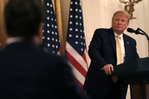 Donald Trump at the White House social media summit