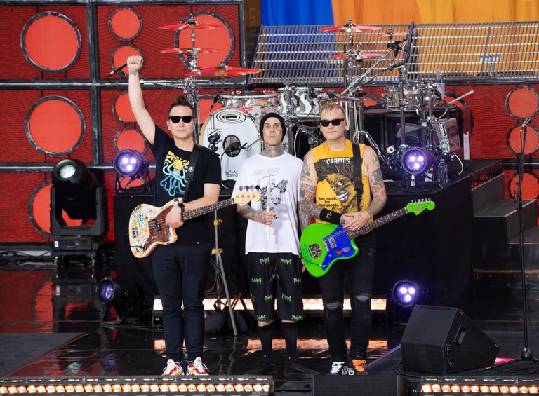 Blink-182 Performs On ABC's 