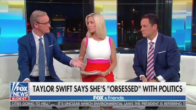 Fox Friends Hosts Slam Taylor Swifts Political Stance Spin