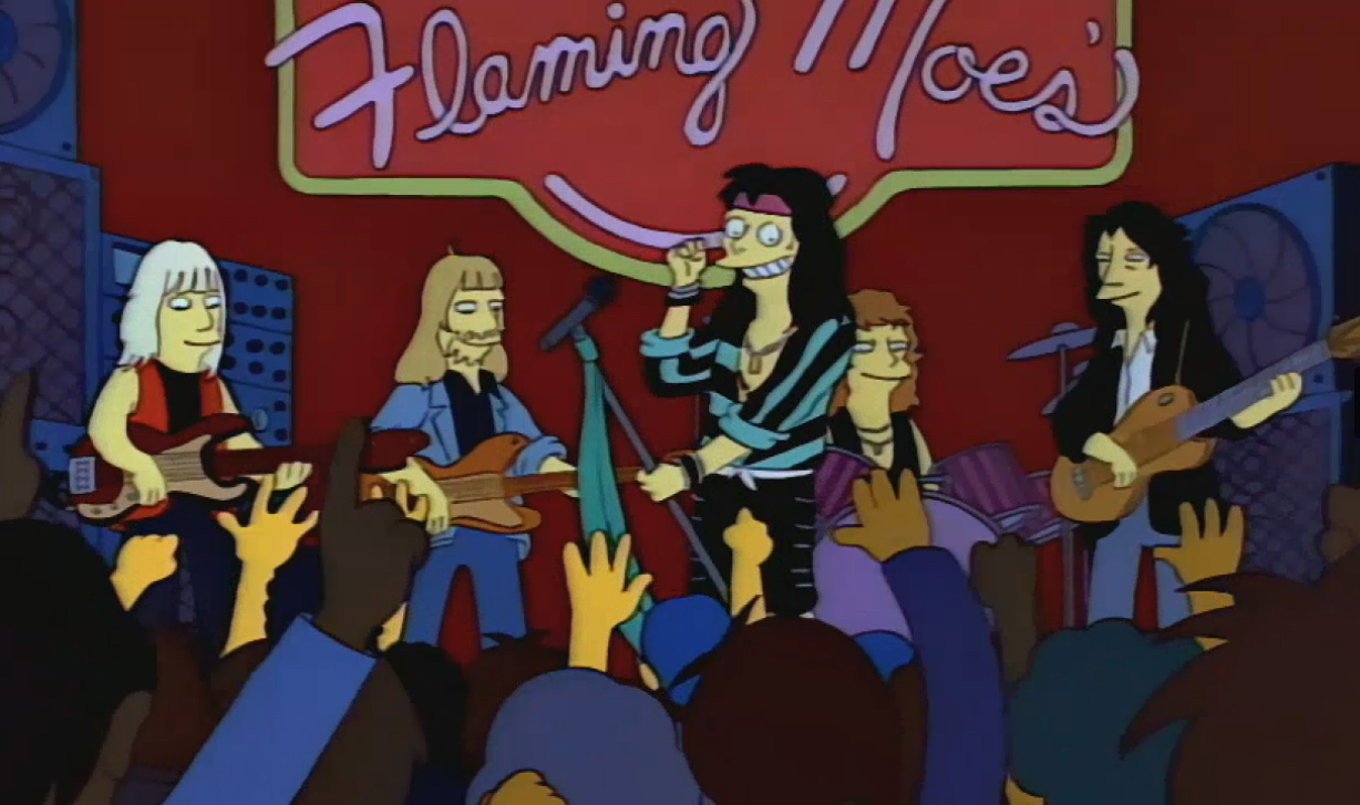 Aerosmith on The Simpsons