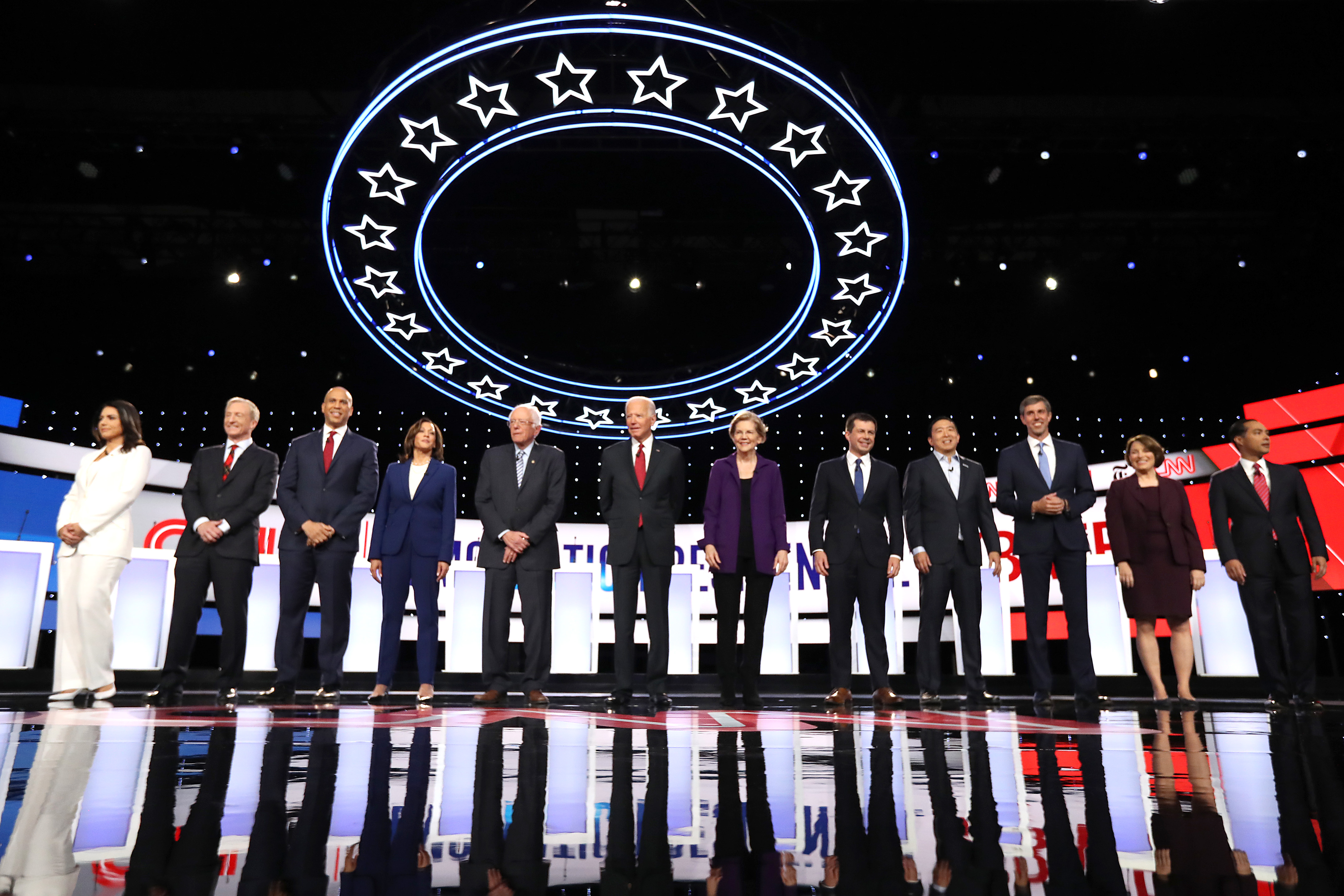 Candidates for the fourth Democratic presidential debate