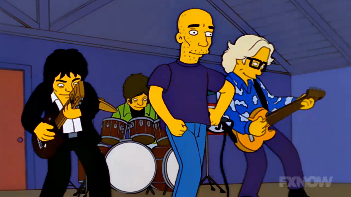REM and Michael Stipe on The Simpsons