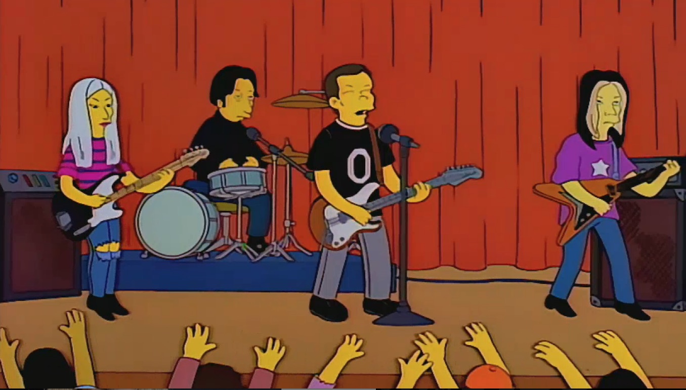 The Smashing Pumpkins on The Simpsons