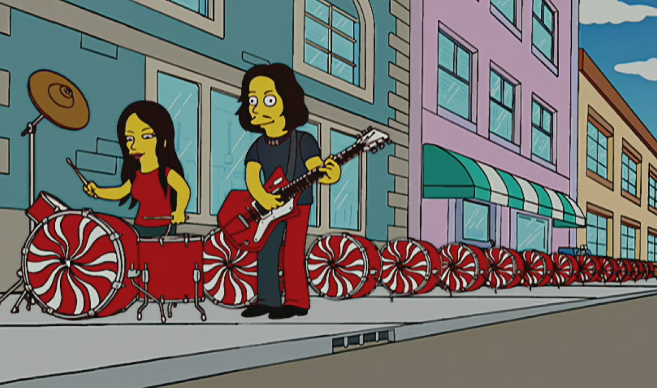 The White Stripes on The Simpsons
