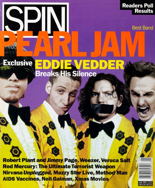 Eddie Vedder Breaks His Silence: Our Pearl Jam 1995 Cover Story