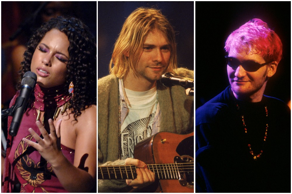 Alicia Keys, Kurt Cobain, Layne Staley on MTV Unplugged