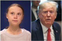 Greta Thunberg and Donald Trump