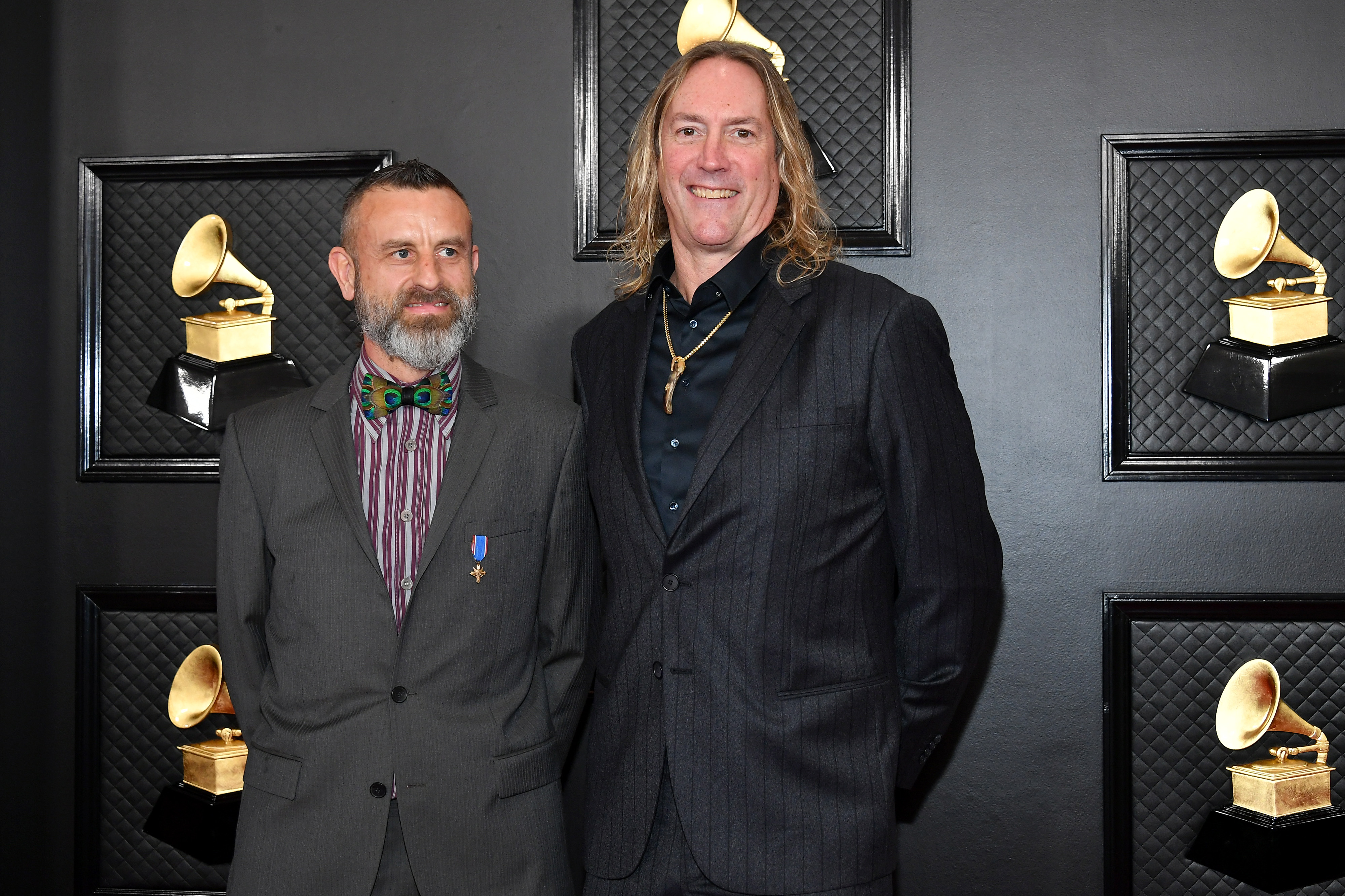 Justin Chancellor and Danny Carey at the Grammys 2020