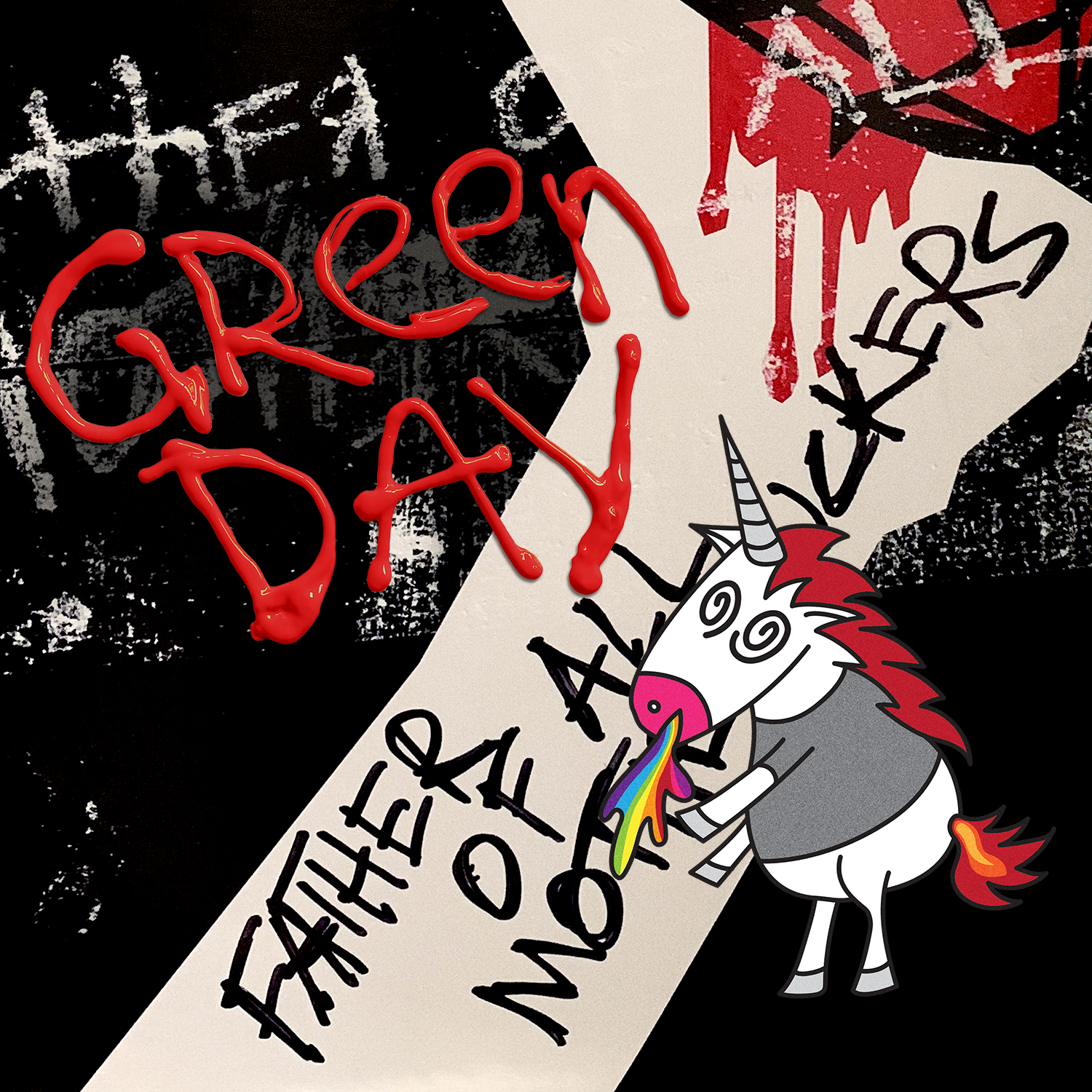 Green Day Father of All album cover