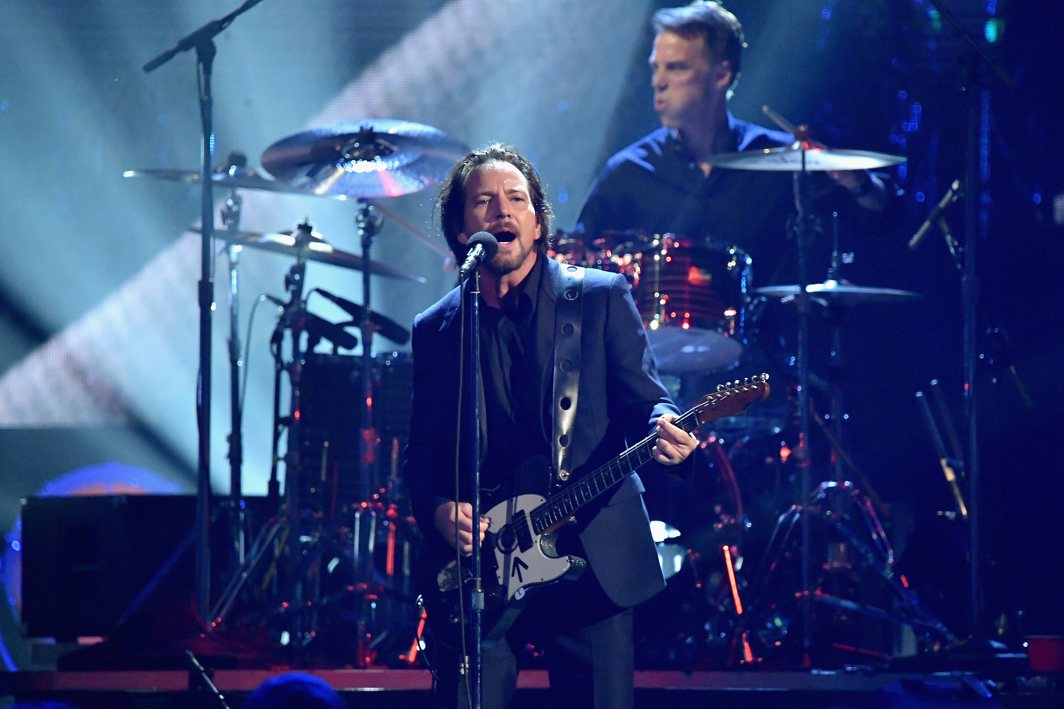 Pearl Jam performing in 2017