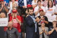 Donald Trump Jr. Shows Off AR-15 Decorated With a Cartoon of an Imprisoned Hillary Clinton