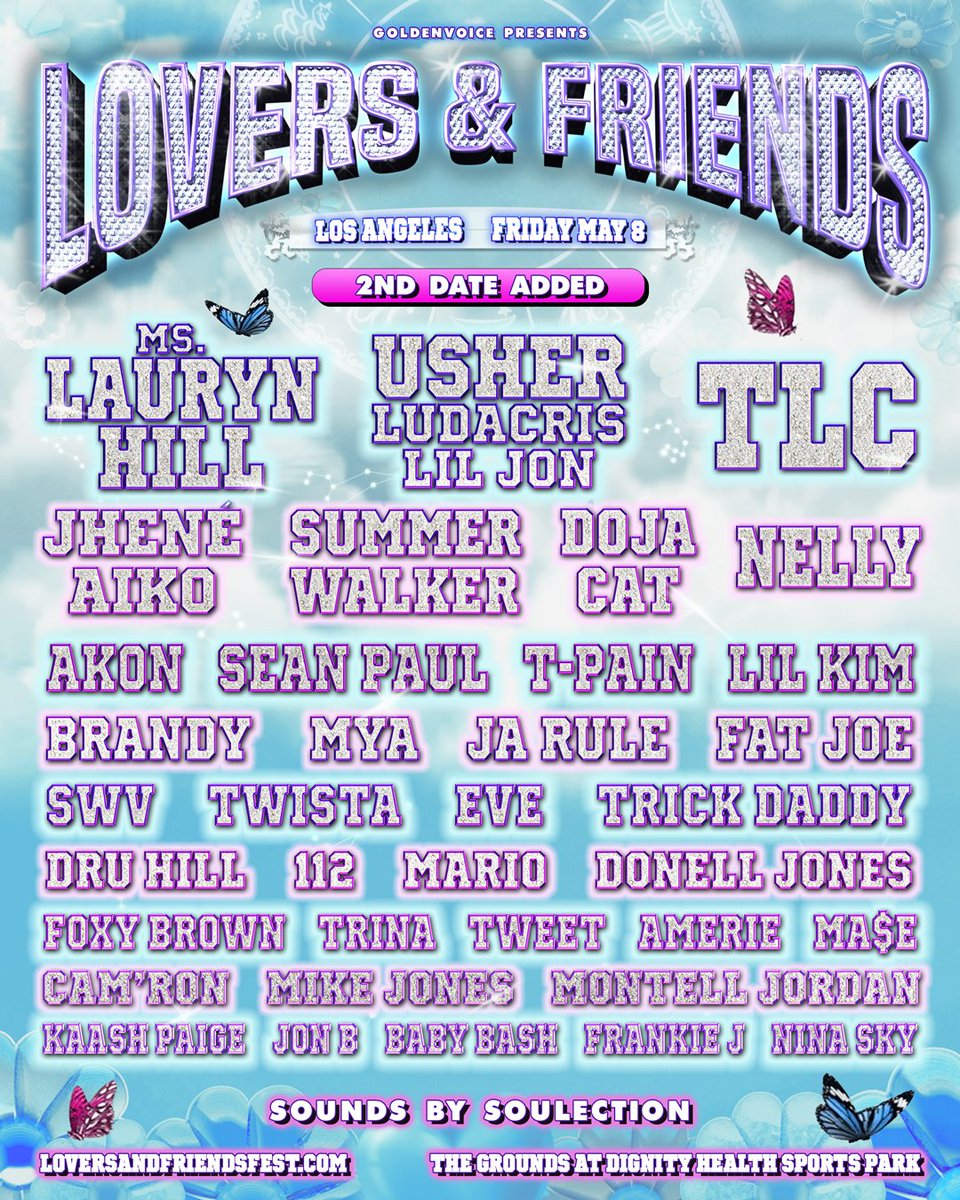 Lovers & Friends Day 2 Lineup